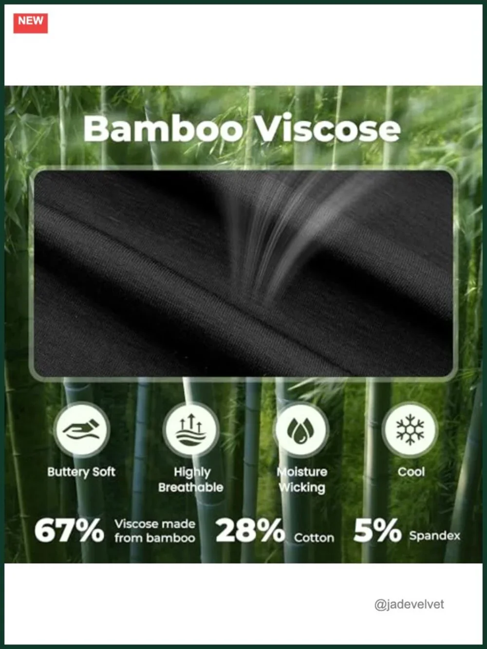 Men's Cooling Bamboo Viscose Pajama Set - Short Sleeve & Shorts